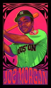 Picture, Helmar Brewing, This Great Game 1960s Card # 8, Joe MORGAN, End of swing, looking at camera, Houston Astros