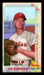 Picture of Helmar Brewing Baseball Card of Jim BUNNING, card number 90 from series This Great Game 1960s