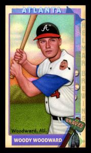 Picture of Helmar Brewing Baseball Card of Woody Woodward, card number 97 from series This Great Game 1960s