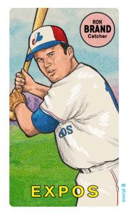 Picture of Helmar Brewing Baseball Card of Ron Brand, card number 12 from series This Great Game Rub-Off Decals 1960s