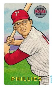 Picture of Helmar Brewing Baseball Card of Cookie Rojas, card number 80 from series This Great Game Rub-Off Decals 1960s