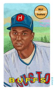 Picture of Helmar Brewing Baseball Card of Billy WILLIAMS, card number 98 from series This Great Game Rub-Off Decals 1960s