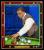 Picture Helmar Brewing All Our Heroes Card # 10 Clearwater, W.H. Tan vest Billiards