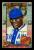 Picture Helmar Brewing Helmar Oasis Card # 414 Buckner, Harry Blue cap, baseball ad behind Mohawk Giants
