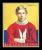 Picture Helmar Brewing Helmar R319 Hockey Card # 23 Boon, Dickie Arms crossed. Yellow back, red uniform Montreal HC