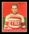Picture Helmar Brewing Helmar R319 Hockey Card # 32 Dolson, Dolly Red and green background, half figure Detroit Cougars