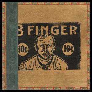 Picture, Helmar Brewing, Cigar Box Tops Card # 2, Mordecai BROWN (HOF), His hand with baseball, 