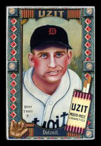 Picture of Helmar Brewing Baseball Card of Dizzy Trout, card number 485 from series Helmar Oasis