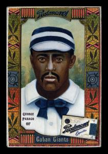 Picture of Helmar Brewing Baseball Card of George Parago, card number 487 from series Helmar Oasis