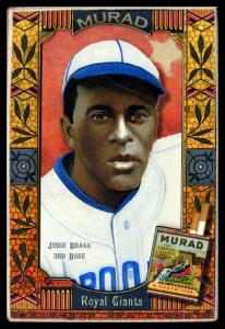 Picture of Helmar Brewing Baseball Card of Jesse Bragg, card number 490 from series Helmar Oasis