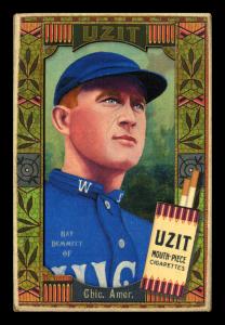 Picture of Helmar Brewing Baseball Card of Ray Demmitt, card number 515 from series Helmar Oasis