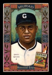 Picture, Helmar Brewing, Helmar Oasis Card # 521, Edsall Walker, Forest with gray star, Homestead Grays