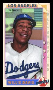 Picture of Helmar Brewing Baseball Card of Willie Davis, card number 289 from series This Great Game 1960s