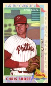 Picture, Helmar Brewing, This Great Game 1960s Card # 294, Chris Short, In set position, Philadelphia Phillies