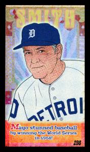 Picture, Helmar Brewing, This Great Game 1960s Card # 298, Mayo Smith, hand on hip, Detroit Tigers