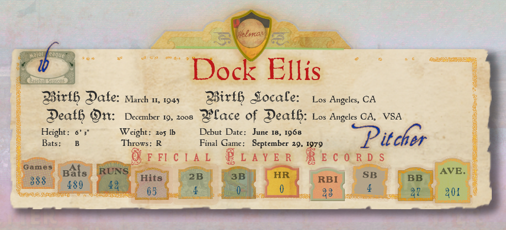 Banner with Player Stats