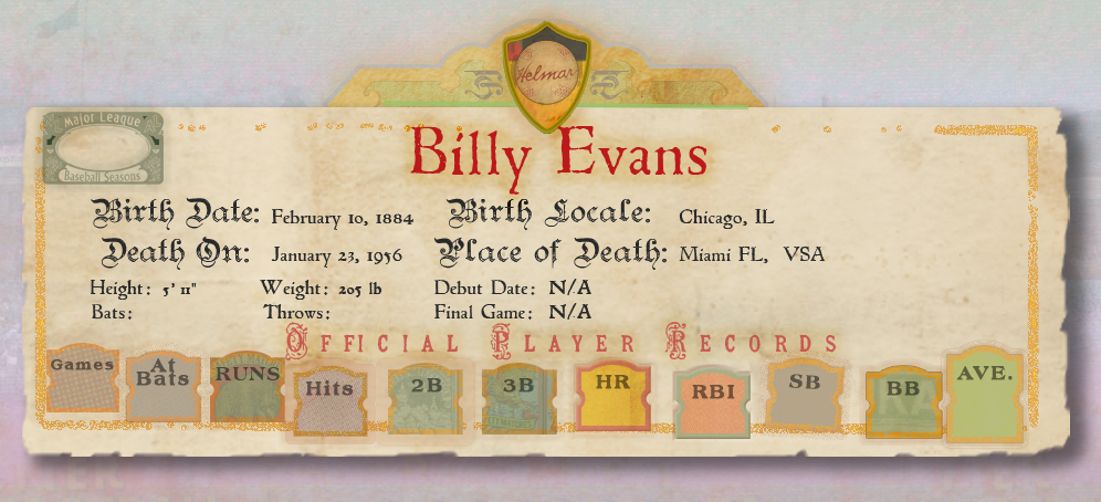 Banner with Player Stats