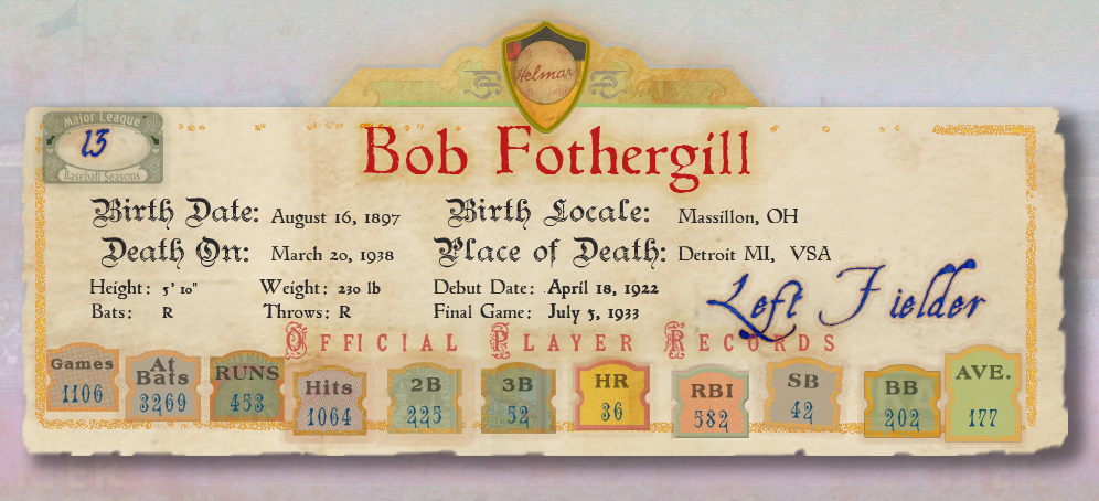 Banner with Player Stats