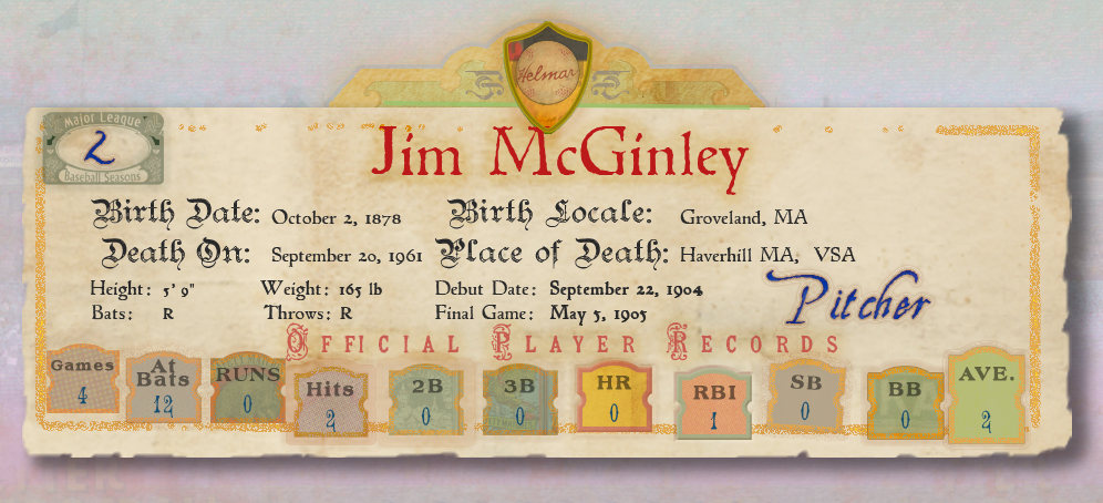 Banner with Player Stats