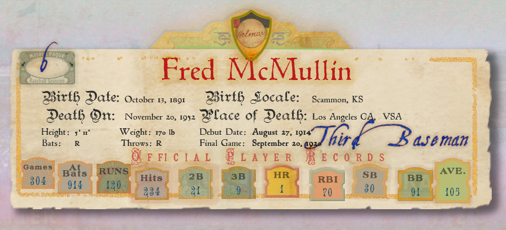 Banner with Player Stats