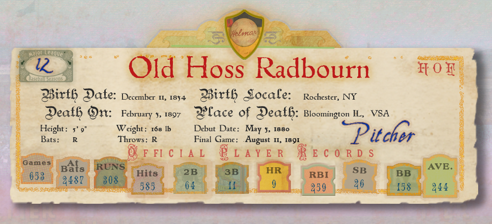 Banner with Player Stats