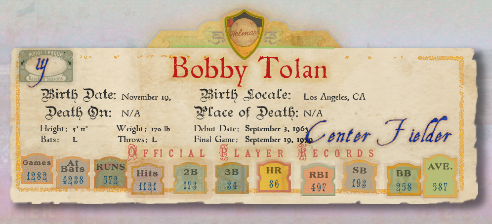 Banner with Player Stats