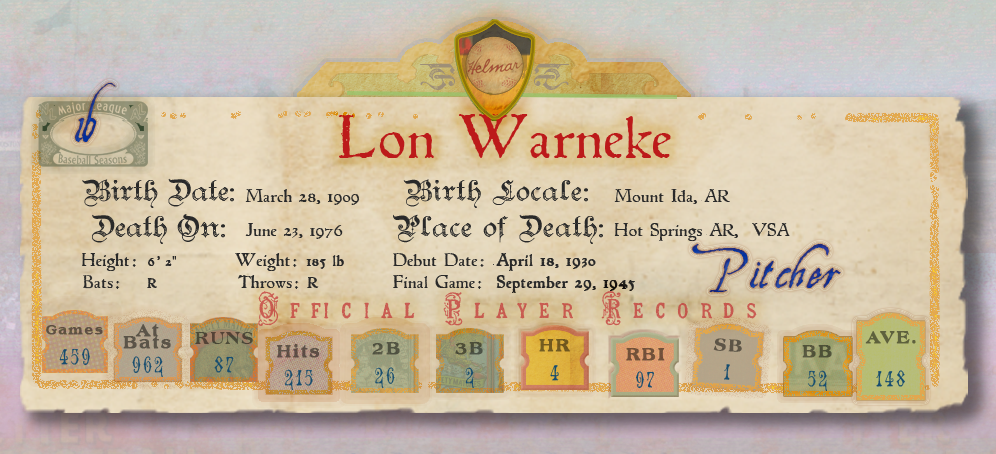 Banner with Player Stats