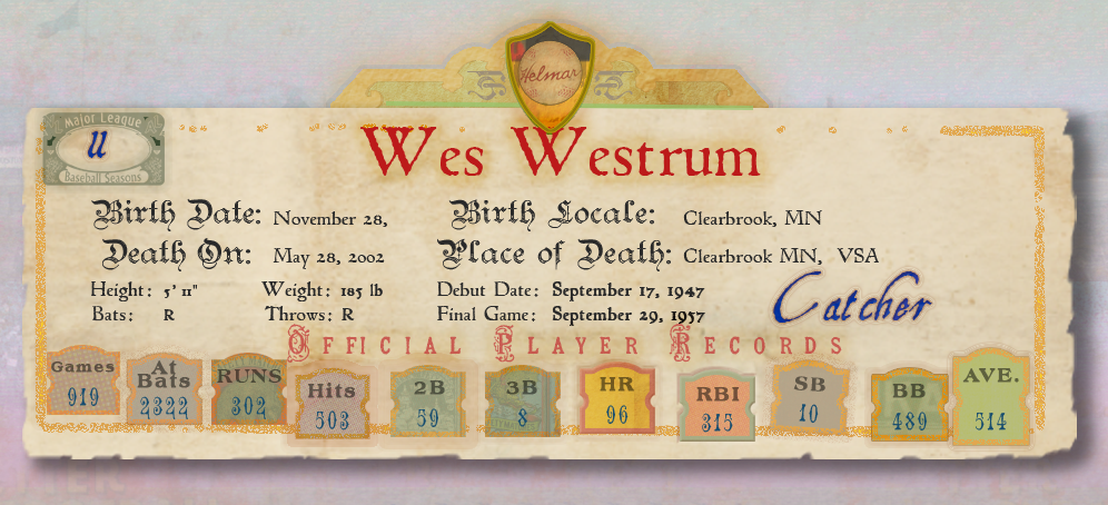 Banner with Player Stats