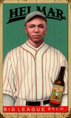 Picture, Helmar Brewing, R319-Helmar Card # 304, Bobby Robinson, Portrait, Detroit Stars