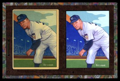 Picture, Helmar Brewing, Helmar This Great Game Card # 146, Eddie Lopat, Leaning forward, end of throw, New York Yankees