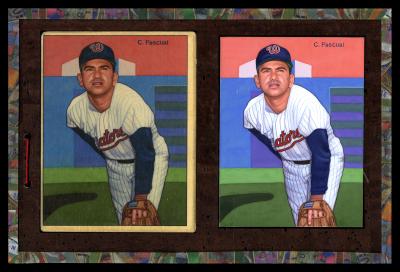Picture, Helmar Brewing, Helmar This Great Game Card # 164, Camilo Pascual, Leaning forward, pinkish sky, Washington Senators