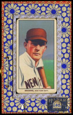 Picture, Helmar Brewing, T206-Helmar Card # 102, George Browne, Portrait, New York Giants