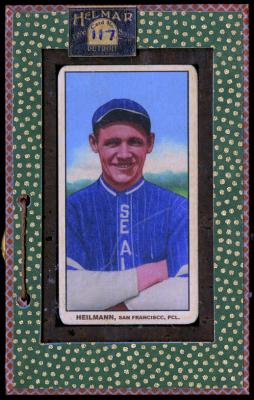 Picture, Helmar Brewing, T206-Helmar Card # 117, Harry HEILMANN (HOF), Portrait, San Francisco Seals