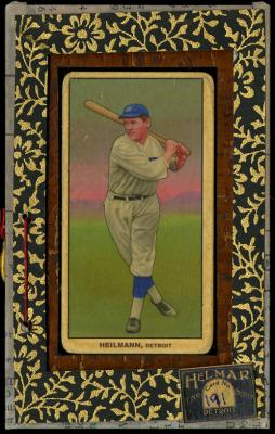 Picture, Helmar Brewing, T206-Helmar Card # 191, Harry HEILMANN (HOF), Swinging, Detroit Tigers