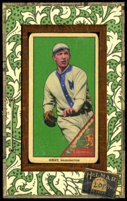 Picture, Helmar Brewing, T206-Helmar Card # 208, Dolly Gray, Throwing, Washington Senators