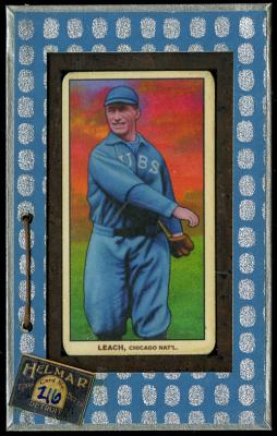 Picture, Helmar Brewing, T206-Helmar Card # 216, Tommy Leach, Throwing follow through, Chicago Cubs