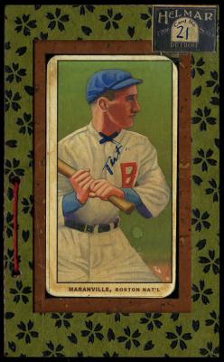 Picture, Helmar Brewing, T206-Helmar Card # 21, Rabbit MARANVILLE, At Plate, Boston Braves