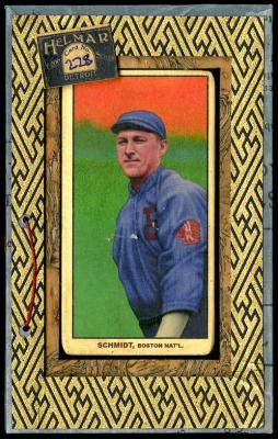 Picture, Helmar Brewing, T206-Helmar Card # 228, Butch Schmidt, Leaning, Boston Braves