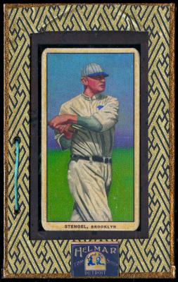 Picture, Helmar Brewing, T206-Helmar Card # 22, Casey STENGEL (HOF), Swinging, Brooklyn Dodgers