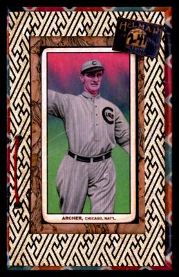 Picture, Helmar Brewing, T206-Helmar Card # 241, Jimmy Archer, Black logo, Chicago Cubs