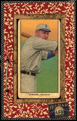 Picture, Helmar Brewing, T206-Helmar Card # 258, Casey STENGEL (HOF), Hidden chin, Brooklyn Superbas