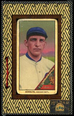 Picture, Helmar Brewing, T206-Helmar Card # 280, Frank Schulte, Portrait, Chicago Cubs