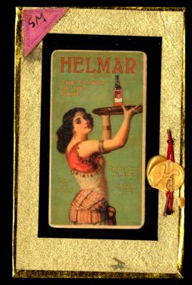 Picture, Helmar Brewing, T206-Helmar Card # 28, Frank BAKER (HOF), Bat on shoulder, Philadelphia Athletics