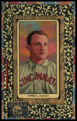 Picture, Helmar Brewing, T206-Helmar Card # 296, Orval Overall, Portrait, Cincinnati Reds