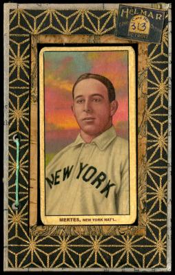 Picture, Helmar Brewing, T206-Helmar Card # 313, Sam Mertes, Portrait, New York Giants