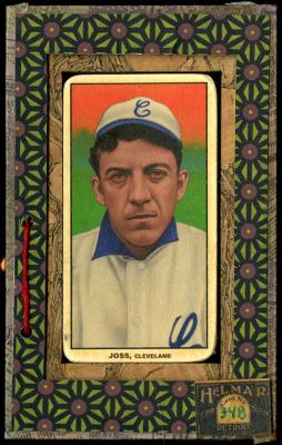 Picture, Helmar Brewing, T206-Helmar Card # 348, Addie JOSS (HOF), Close up portrait, Cleveland Indians