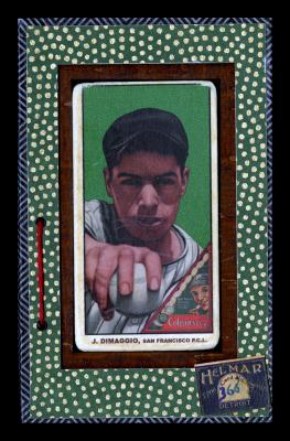 Picture, Helmar Brewing, T206-Helmar Card # 366, Joe DiMAGGIO, Ball forward, San Francisco Seals