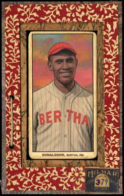 Picture, Helmar Brewing, T206-Helmar Card # 379, John Donaldson, Bertha on chest, Bertha Minnesota