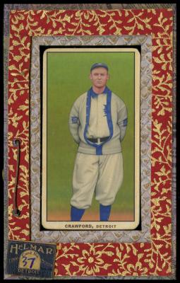 Picture, Helmar Brewing, T206-Helmar Card # 37, Sam CRAWFORD (HOF), Standing, Detroit Tigers