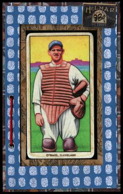 Picture, Helmar Brewing, T206-Helmar Card # 389, Steve O'Neill, Full Gear, Cleveland Indians